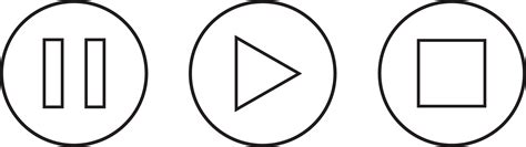 Пнг Кнопка паузы 30 фото