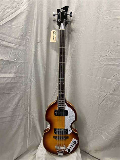 Rogue Vb100 Violin Bass Guitar Vintage Sunburst Antique Price Guide Details Page