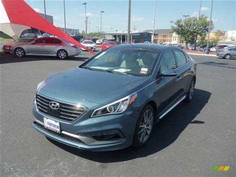 2015 Nouveau Blue Hyundai Sonata Sport 2.0T #96248963 | GTCarLot.com - Car Color Galleries