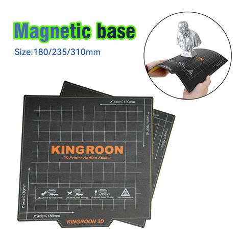 Build Plate Magnetic Heatbed Mm D Printer Hot Bed Sheet A B Soft Magnet Build Plate