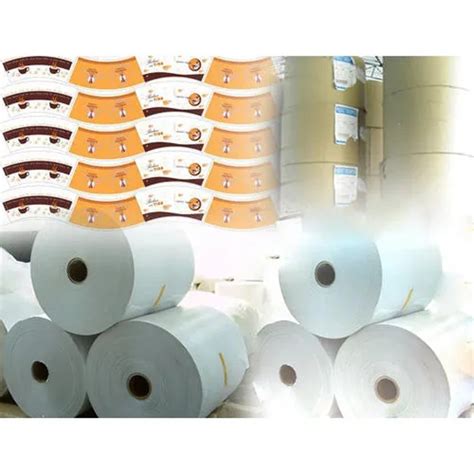 White Plain Paper Cup Raw Material Roll At Rs Kg In New Delhi