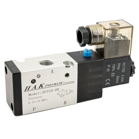 Directional 3 Way Single Coil Solenoid Valve 3V310 08 HAK