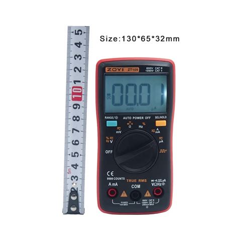 Square Wave Output Small Handheld Tester Autoranging Zoyi Zt