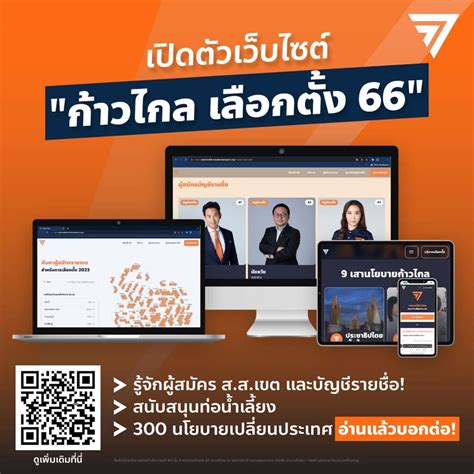 เปดตวเวบไซต กาวไกล เลอกตง 66 พรรคกาวไกล