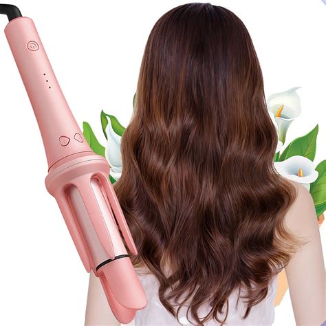 Auto Ceramic Hair Curler Automatic Curling Iron With 1 Barrel 3 Heat Settings Super Easy To Use