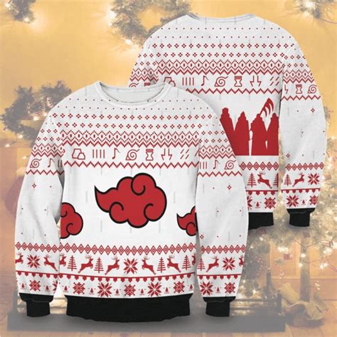 Akatsuki Naruto Anime Ugly Sweater Gifts Akatsuki Naruto Anime Gift