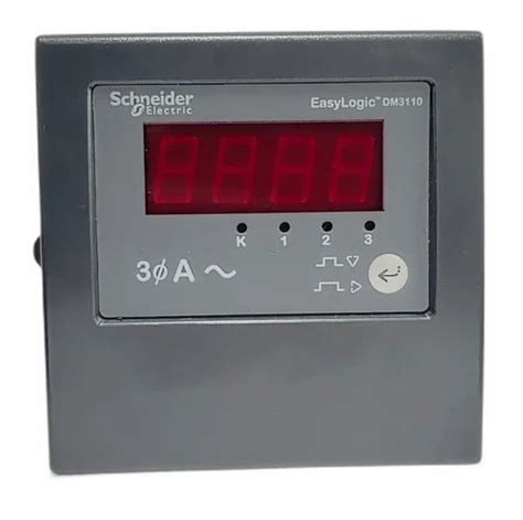 Electric Led 3 Phase Schneider Easylogic Digital Panel Ampere Meter For Laboratory Dimension