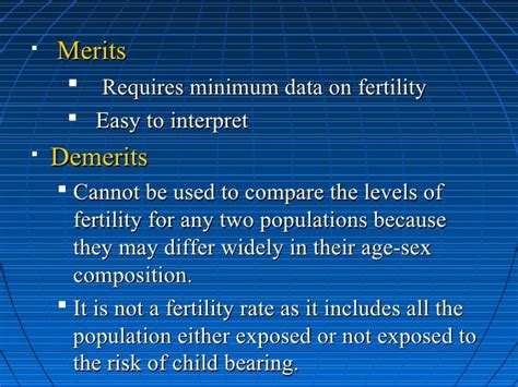 Measures Of Fertility