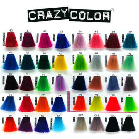 Crazy Color Shade Chart – Hair Cosmetics