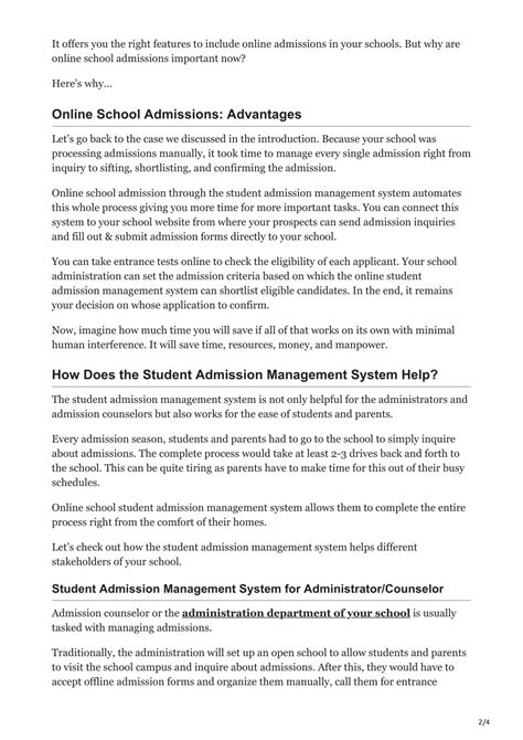 Ppt Student Admission Management System Learn How It Streamlines Your