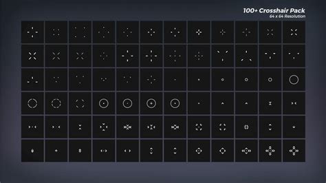 The Crosshair Pack Is Designed To Look Like It Could Be Used In Video Games