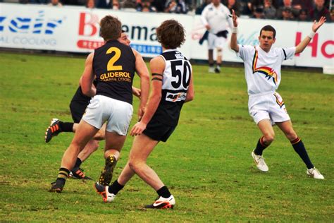 Curtis Deboy Glenelg Tigers V Port Adelaide Magpies Sanfl Flickr