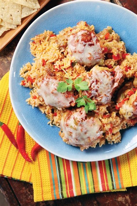 Salsa Chicken Thighs With Rice Blue Jean Chef Meredith Laurence