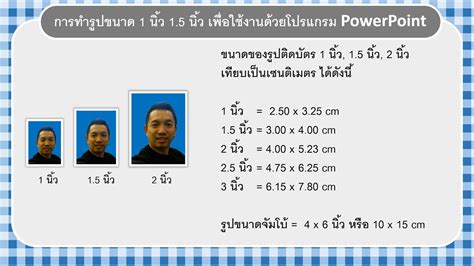 สาธิตการทำรูปถ่าย Photo Id ขนาด 1 นิ้ว 15 นิ้ว 2 นิ้ว ใช้เองด้วย