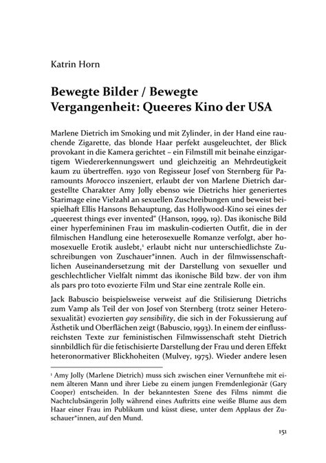 PDF Bewegte Bilder Bewegte Vergangenheit Queeres Kino Der USA