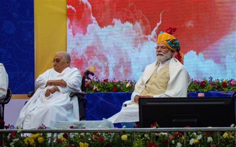 Prime Minister Modi Visits Brahma Kumaris Hq At Mount Abu Media Wing