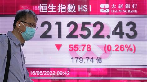 Asian Stocks Follow Wall St Lower On Economy Fears The Hill