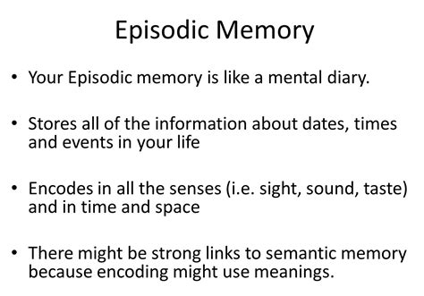 Home Learning : Episodic and Semantic memory