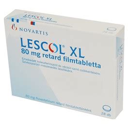 Lescol Xl Mg X Compr Elib Prel Mg Novartis Pharma Gmbh