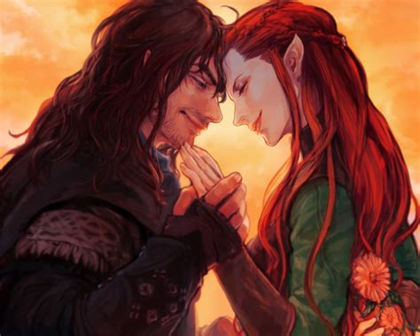 Kili And Tauriel By 830はみお Tauriel Kili And Tauriel The Hobbit