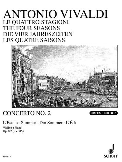 Partitions Gratuites Vivaldi Antonio Les Quatre Saisons L