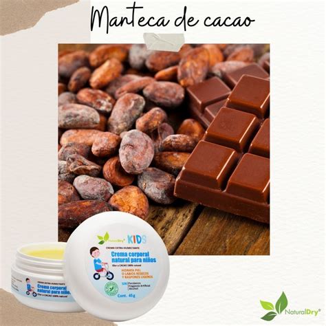 Crema Corporal Para Ni Os Manteca De Cacao Cremas Crema Corporal