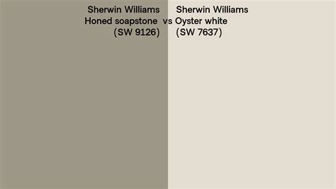 Sherwin Williams Honed Soapstone Vs Oyster White Side By Side Comparison