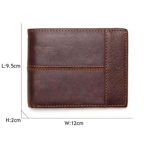 Trifold Leather Wallet with picture holder