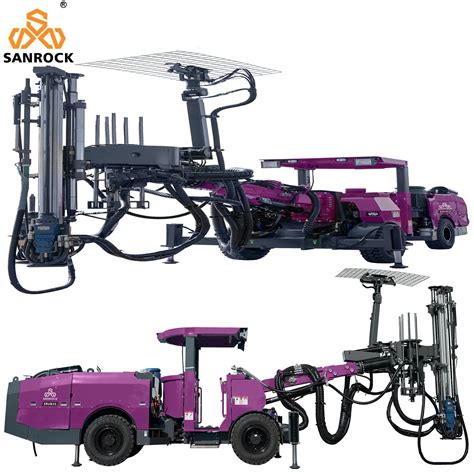 Underground Jumbo Drill Rig Mining Equipment Full Hydraulic Borehole