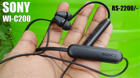 Sony WI C200 Bluetooth Earphone Review Premium Budget Earphone YouTube