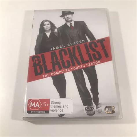 THE BLACKLIST THE Complete Fourth Season DVD Region 4 PAL James Spader