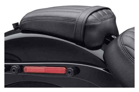 Wowtk Rear Passenger Seat Cushion Grid Seat Pad Fits For Harley