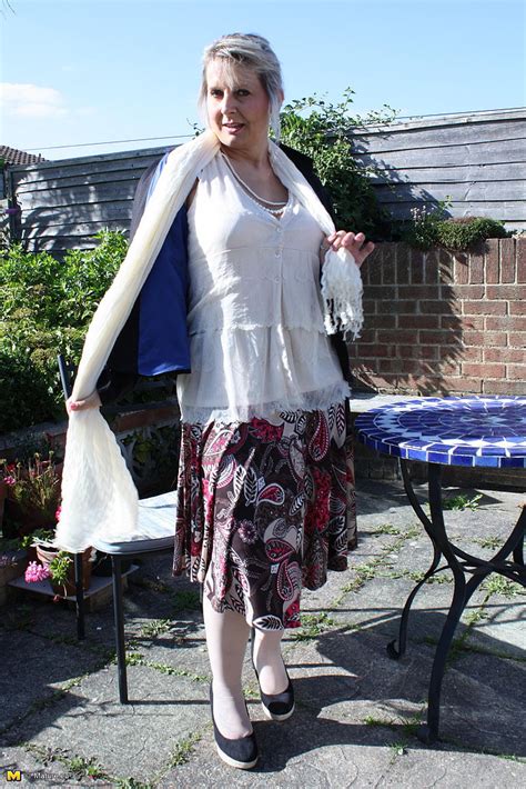 Pussy Playing MILF At The Backyard Photos Martina K MILF Fox