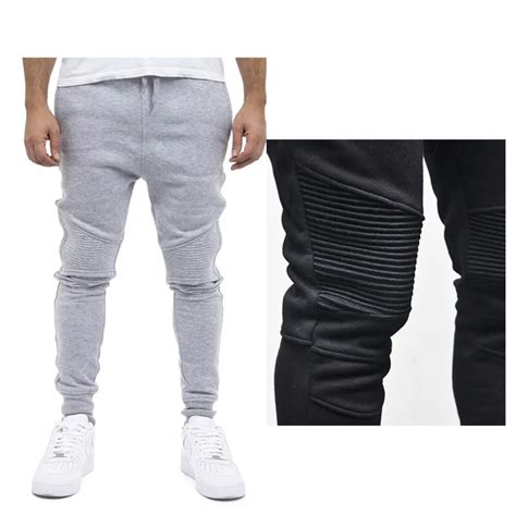 Mens Casual Leisure Pants Stylish Slim Fit Joggers Pants Men Pantalons