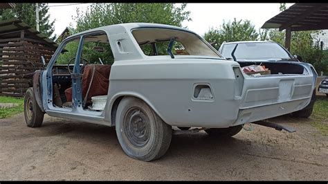 ГАЗ 24. Подготовка кузова к покраске. - YouTube