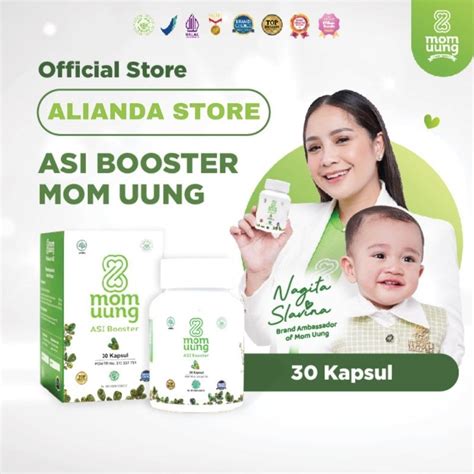 Jual MOM UUNG SERANG ASI BOOSTER 30 KAPSUL PELANCAR ASI HALAL BPOM