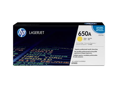 HP 650A Yellow Original LaserJet Toner - tech.co.za
