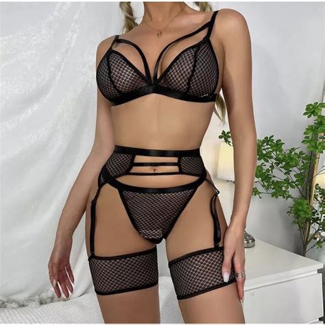 Jual Velove Bra Set Lingerie Sexy Garter Belt Shopee Indonesia