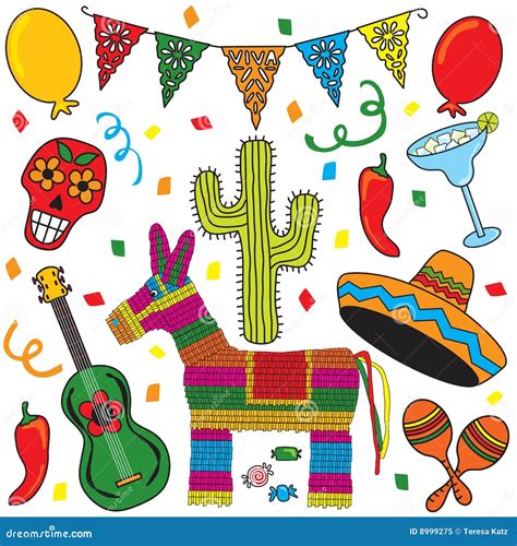 Mexican Fiesta Party Royalty Free Stock Photo Image 8999275