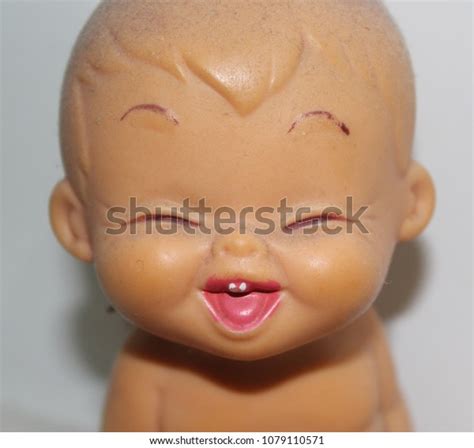 Naked Baby Doll Happy Face Laughing Stock Photo Shutterstock