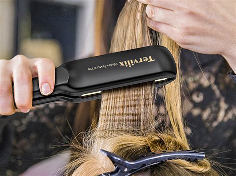 Terviiix Hair Crimper Crimping Iron For Hair 24k Titanium