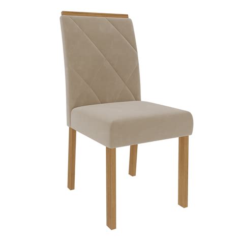 Conjunto Cadeiras Flora Nude Sul Móveis