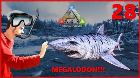 ARK SURVIVAL EVOLVED VAMOS a TAMEAR un MEGALODON GAMEPLAY ESPAÑOL 28