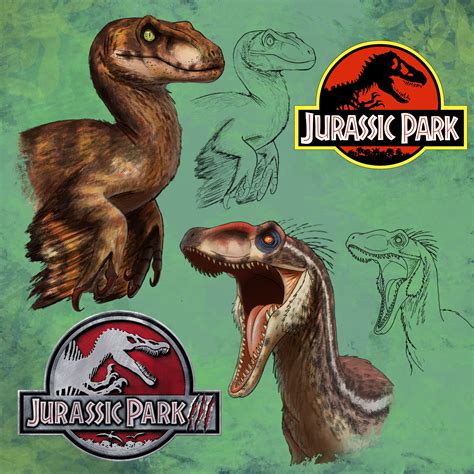 Velociraptor Feathers Jurassic Park