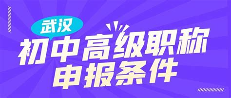 2024年申报武汉初、中、高级职称分别需要什么条件？习称珺 知乎