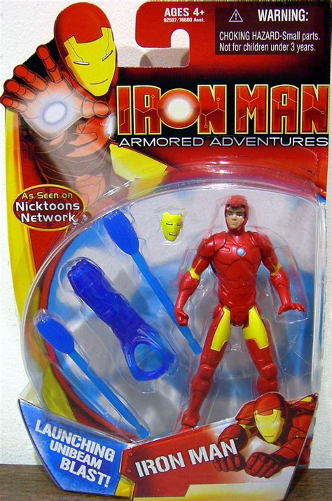 Iron Man Armored Adventures Figure Launching Unibeam Blast