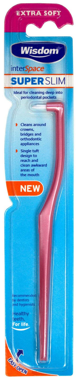 Wisdom Interspace Super Slim Extra Soft Interdental Toothbrush Ebay