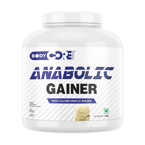 Body Core Science Anabolic Gainer 1kg Gainer Powder Muscle Gainer Weight Gainer Post