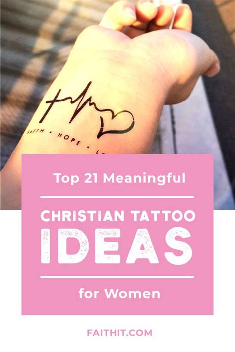 Show Your Faith With These 23 Inspiring Christian Tattoo Ideas For Women Christian Tattoos