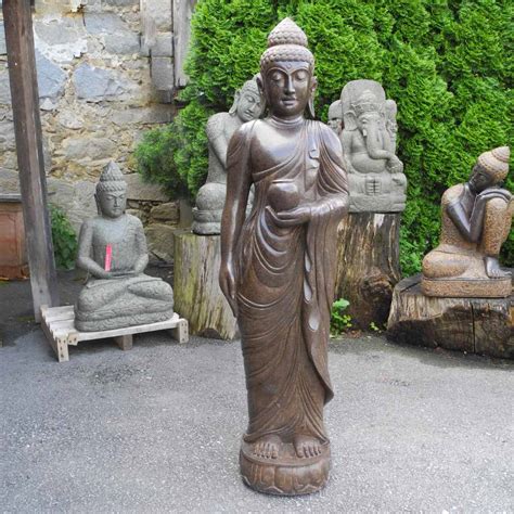 Exklusiver Medizin Buddha Mit Toga Fluss Stein 155 Cm Terra Et Ars